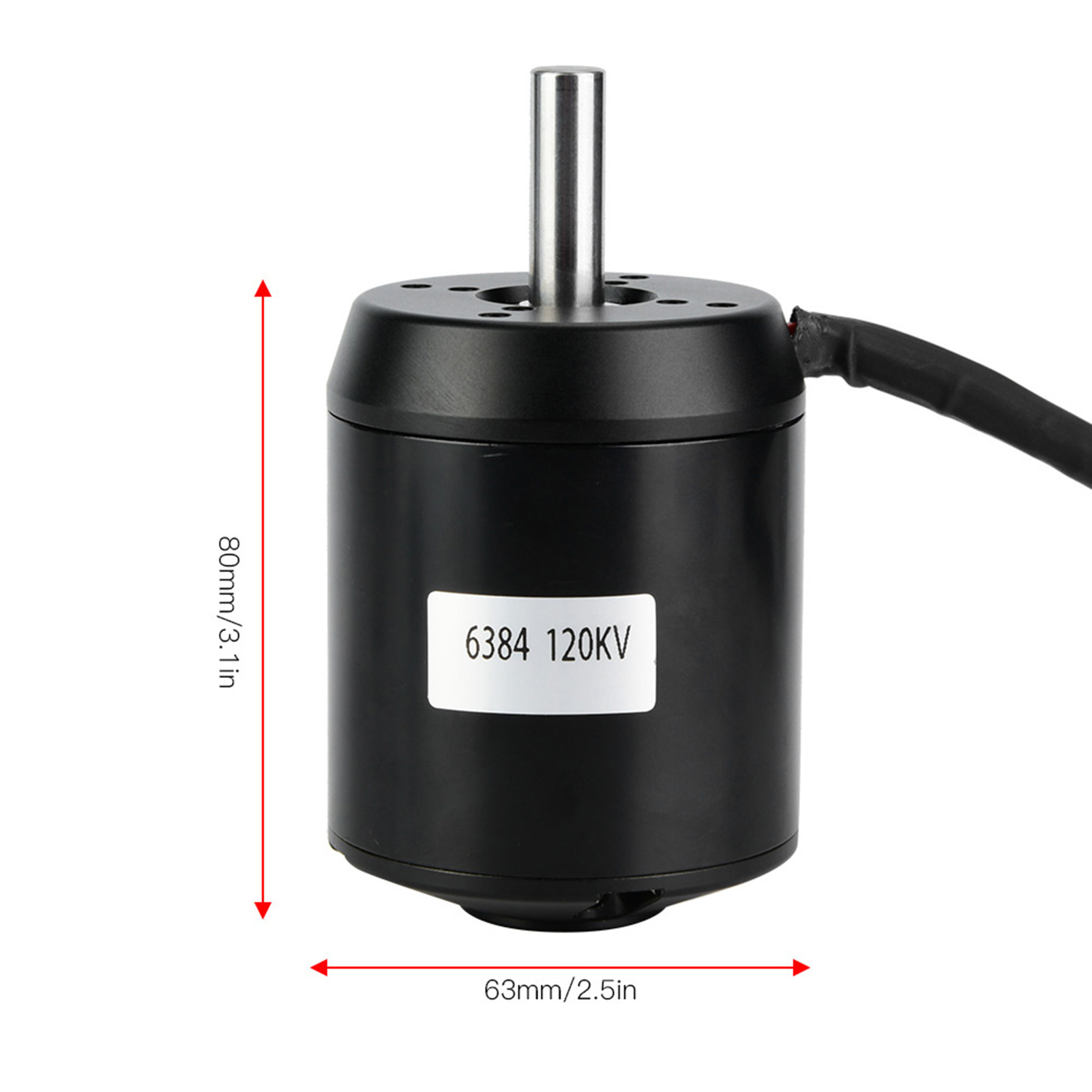 6384 120KV BLDC Outrunner Brus - 6384 Brushless Motor Sensored ulasan dan harga