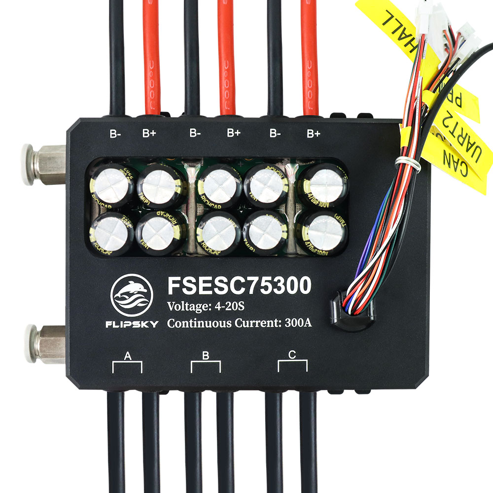Flipsky FSESC 75300 84V Arus T - Vesc 75300 High Current Esc ulasan dan harga