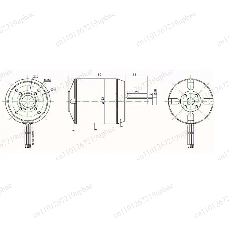 6384 150KV 200KV Motor Tanpa S - 6384 Brushless Motor Sensored ulasan dan harga
